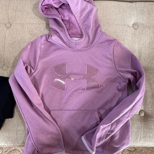 Under armor girls sweatshirt in purple